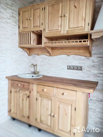 Кухня из массива на заказ