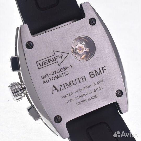 Часы Azimuth Chrono Gauge BMF Swiss Made