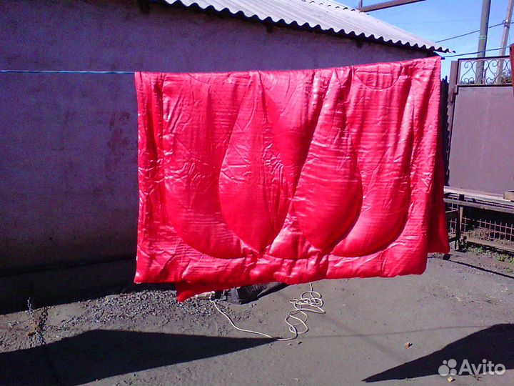 Одеяло пуховое СССР б/у