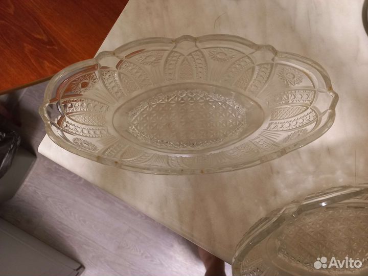 Салатник хрустальный большой