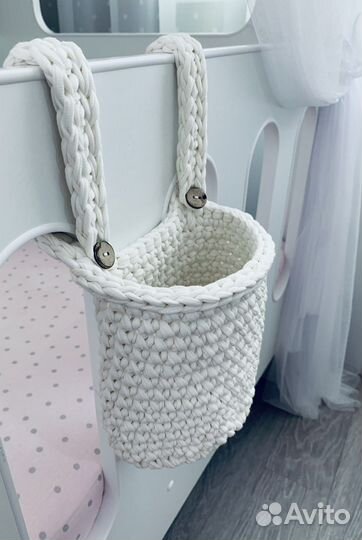 Кармашки на кроватку