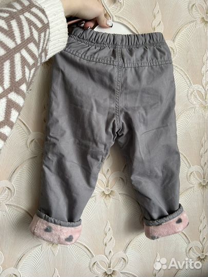 Теплые штаны для девочки