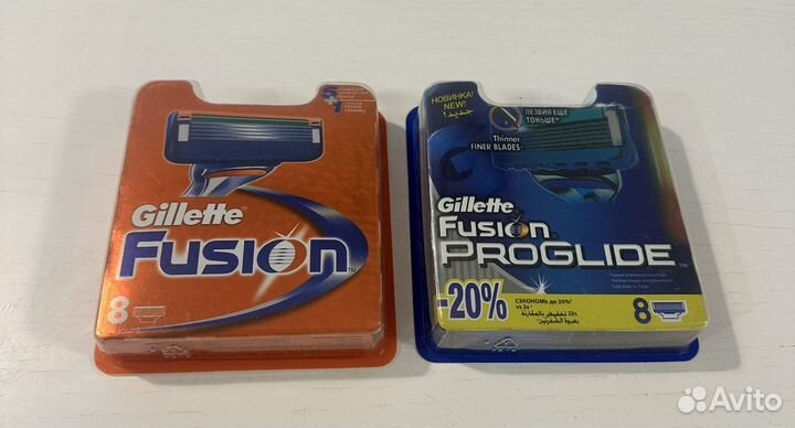 Лезвия gillette fusion 8 шт новые