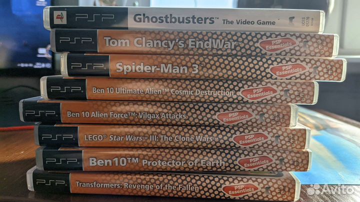 Коробка игр для пк и psp