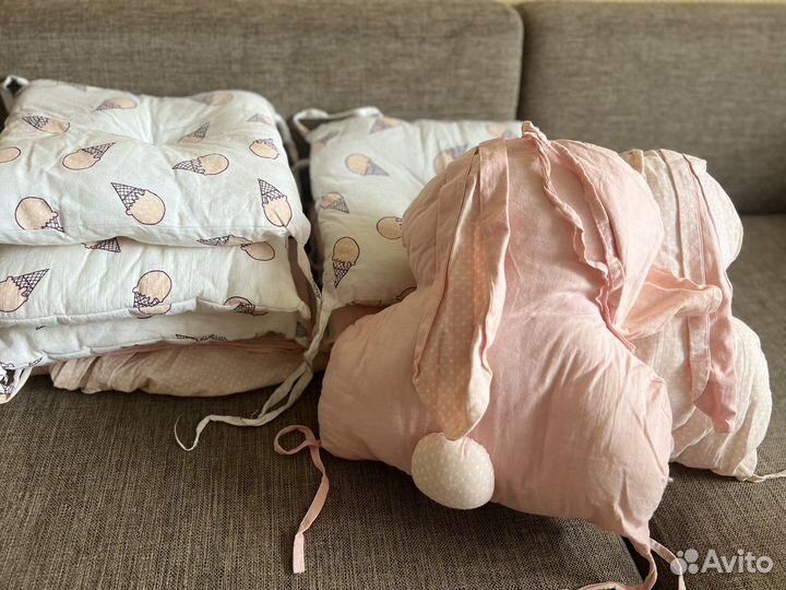 Бортики в детскую кроватку