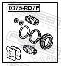 Ремкомплект тормозного суппорта 0375-RD7F 0375R