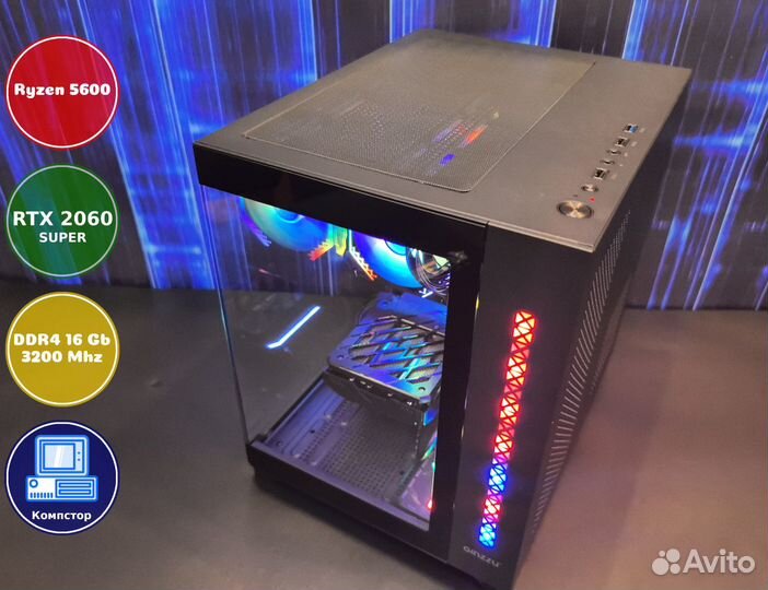 Сборка пк AMD5600-RTX2060SUP-16DDR4-DBC0271549-A520