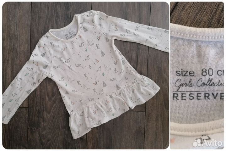 Вещи пакетом на девочку 74 80