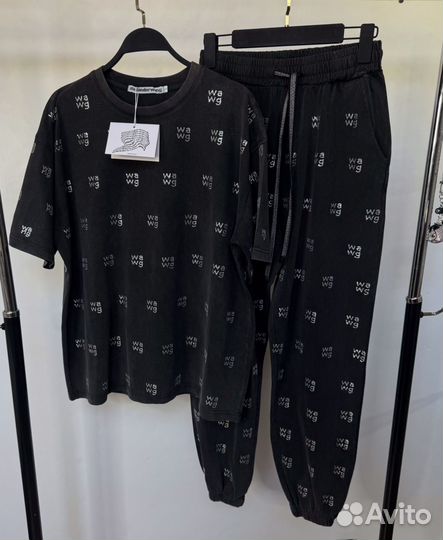 Женский красивый костюм alexander wang lux