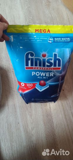 Таблетки для мытья посуды Finish Power для посудом
