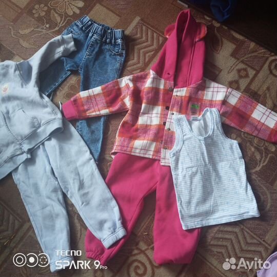 Детские вещи пакетом на девочку 4-5 лет