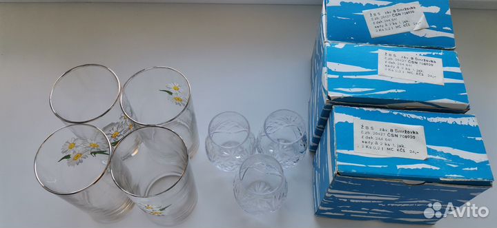 Стаканы рюмки комплектом