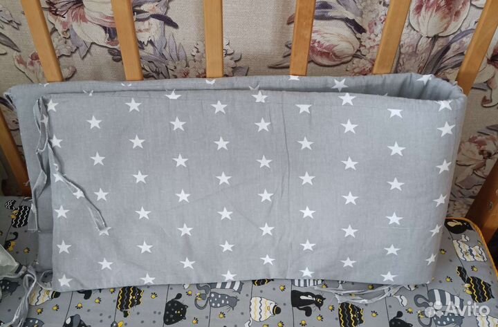 Бортики в детскую кроватку