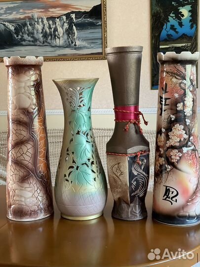 Декоративные вазы напольные