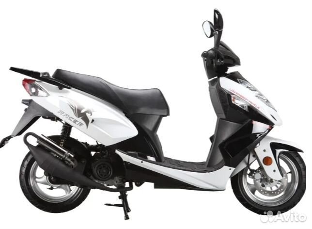 Скутер racer RC150T-15 stells sport белый