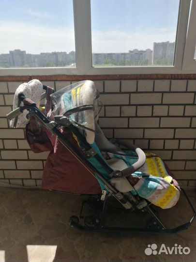 Санки коляска ника