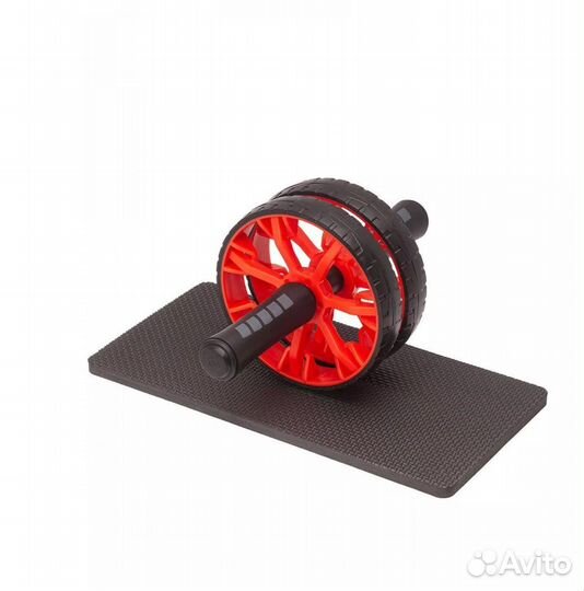 Ролик для пресса красный два колеса диаметр 15,5 с
