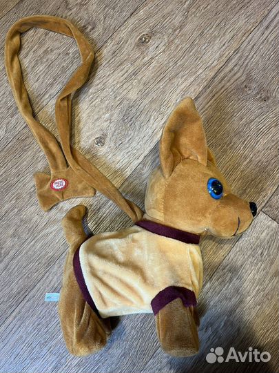 Новая Маленькая собачка игрушка музыкальная ходит