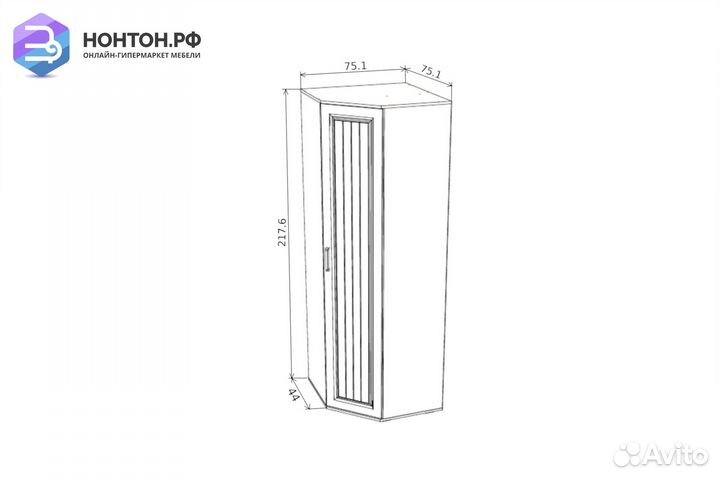 Шкаф угловой Маркиза