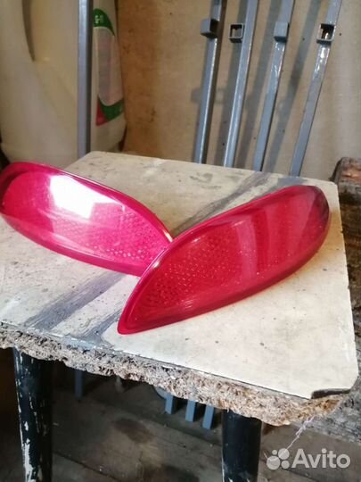 Катафоты в задний бампер хёндай solaris