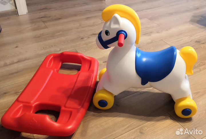 Качалка-каталка Лошадка 2 в 1