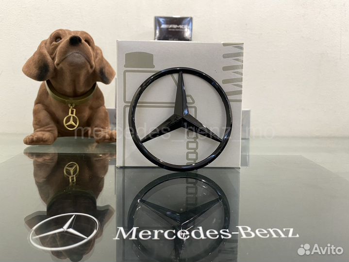 Эмблема звезда Мерседес Бенц на крышку багажника S