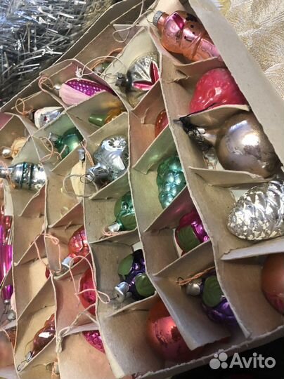 Елочные игрушки СССР