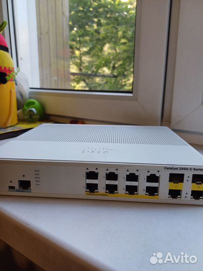 Коммутатор cisco WS -C2960C-8PC-L