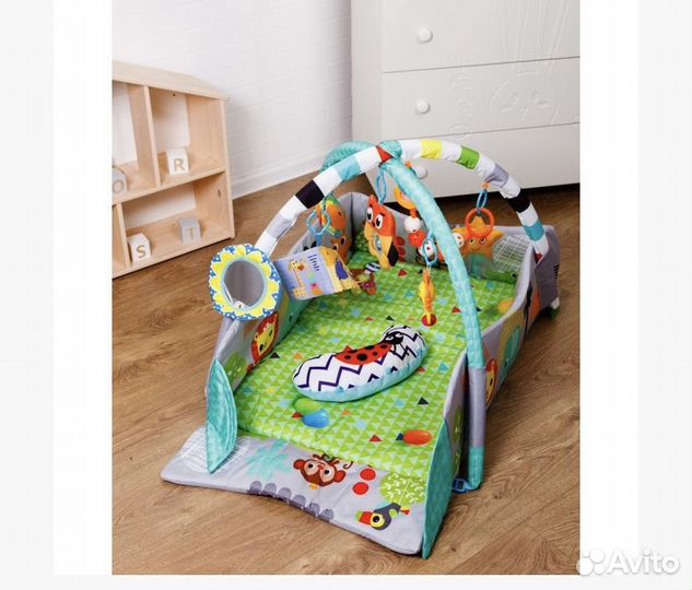 Развивающий коврик Forest kids для малыша с дугами