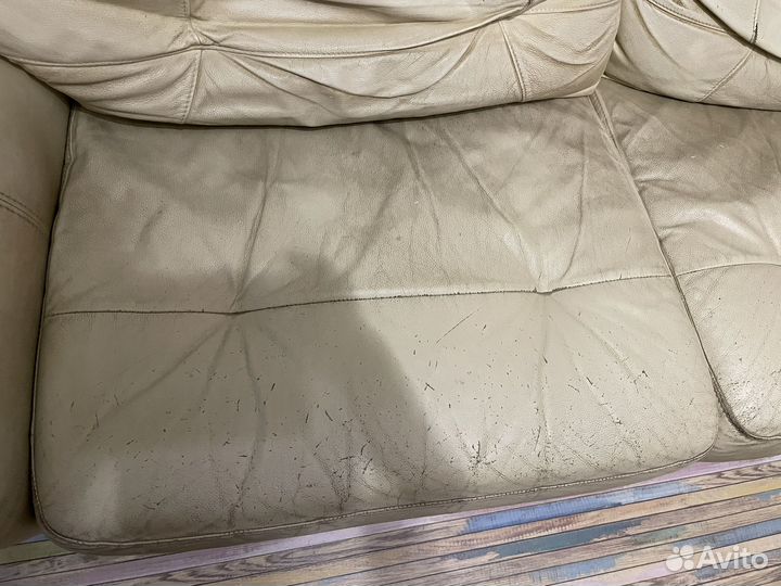 Натуральная кожа диван кровать Икеа