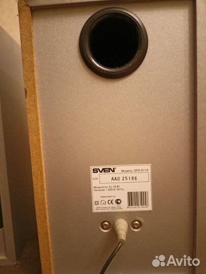 Акустические колонки sven