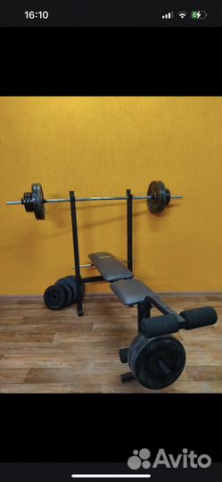 Скамья для жима со стойками