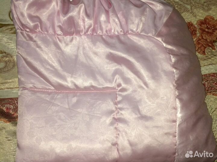 Конверт-одеяло на выписку для девочки