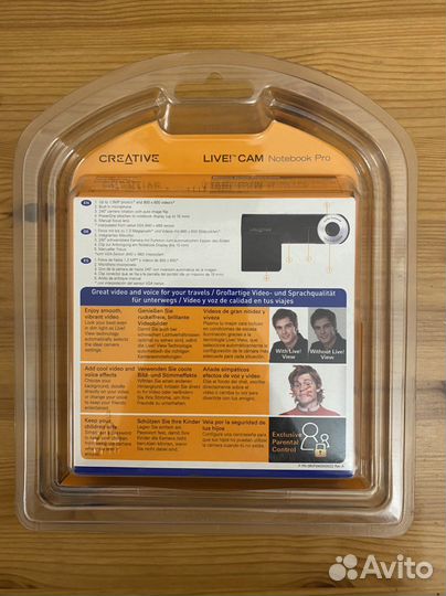 Веб-камера Creative Live Cam Notebook Pro