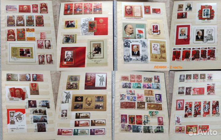 Почтовые марки СССР в трех тематических альбомах