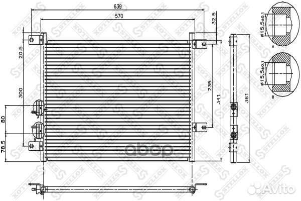 10-45390-SX радиатор кондиционера 94526 Alfa R