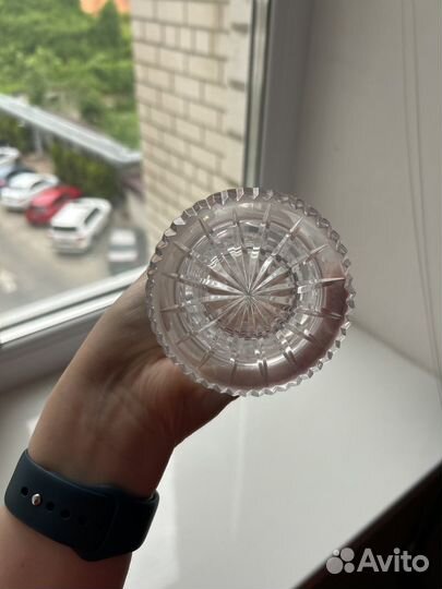 Ваза хрустальная bohemia винтаж