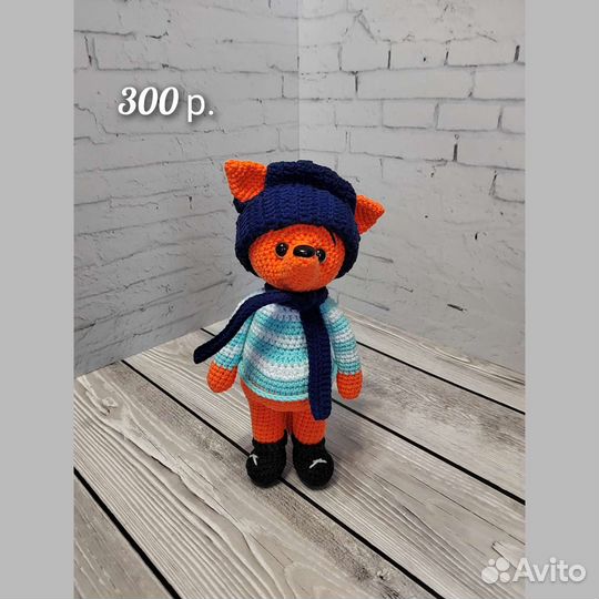 Вязаные игрушки ручной работы