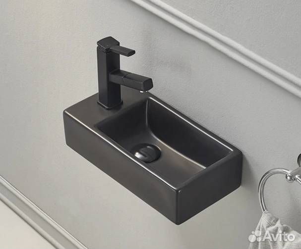 Раковина Gid Suspendido Bm9270R 62201R черная матовая, 40.5x20.5x10.5