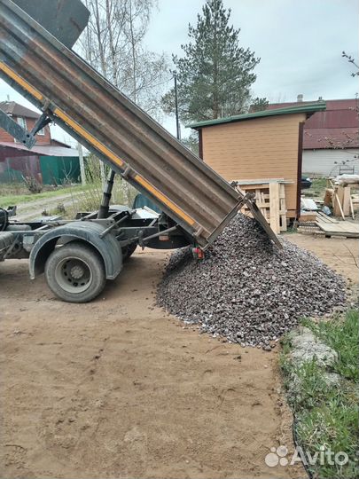 Песок отсев грунт щебень доставка