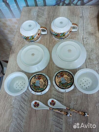 Чашки чайные фарфоровые Yamasen Gold collection