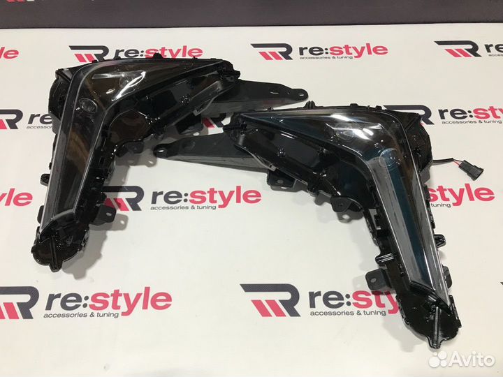 Туманки Lexus LX570 с16г Black Vision Черные