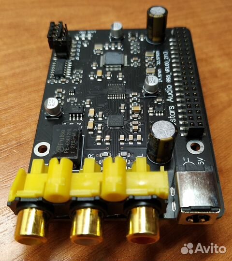 Raspberry Pi DAC шляпа (Плата цап для Малины)