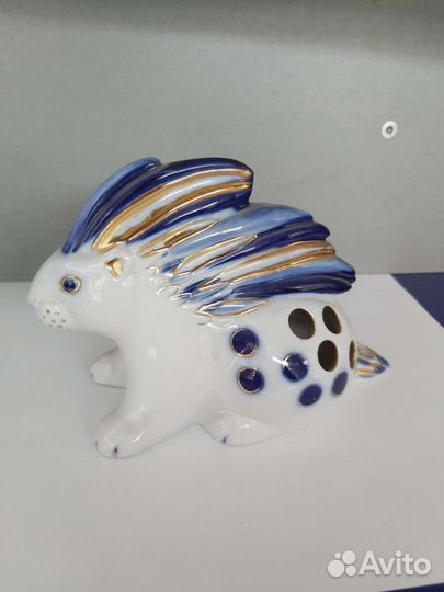 Дикообраз Карандашница Фарфор лфз СССР