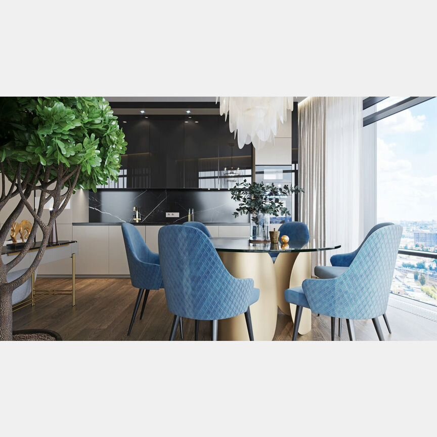 4-к. квартира, 120,6 м², 6/47 эт.