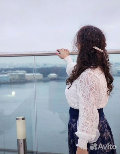 Блузка женская кружевная