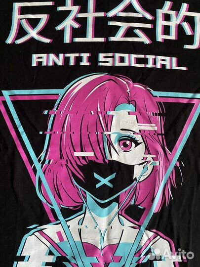 Футболка аниме оверсайз