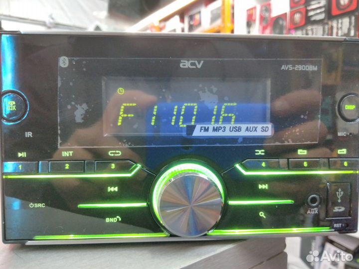 Магнитола 2din ACV AVS-2900BM