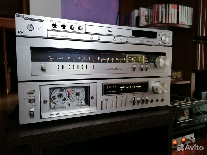 Кассетная дека pioneer ct415 и тюнер pioneer 7900