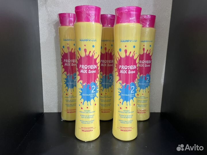 Happy Hair Mix Shine Protein кератин 500 мл